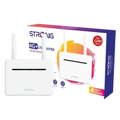 STRONG 4G LTE CAT6 Router - Unlocked 1200Mbps Dual-Band Gigabit STRONG 4G LTE CAT6 Router - Unlocked 1200Mbps Dual-Band Gigabit